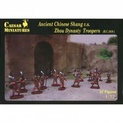 Caesar Miniatures 1/72 Ancient Chinese Shang v.s.Zhou Dynasty Troopers