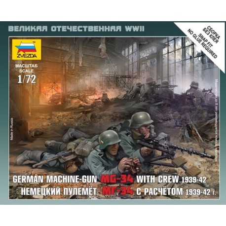 Zvezda German Machinegun Crew East Front 1941